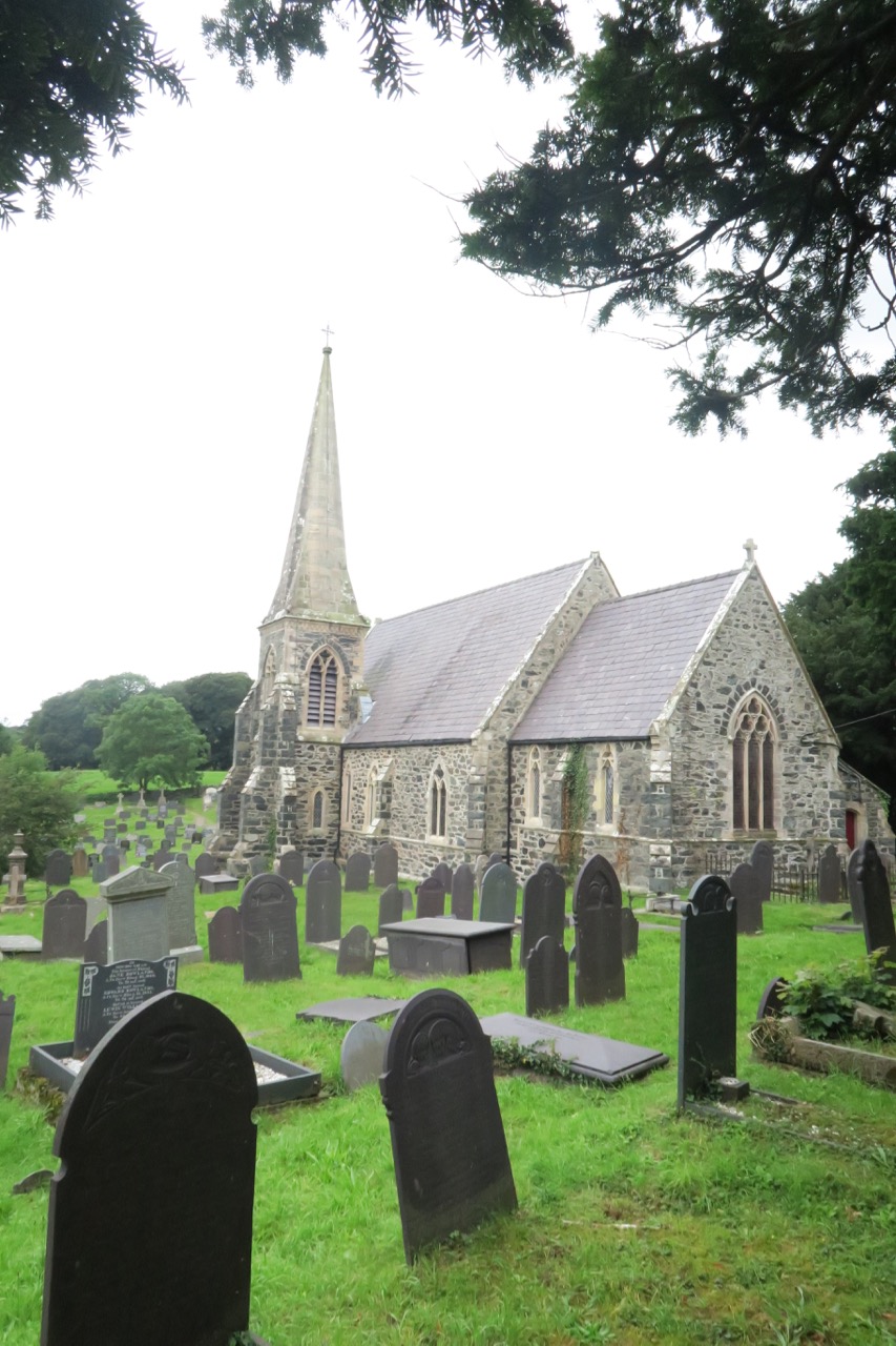 View from the south east over the cemetery