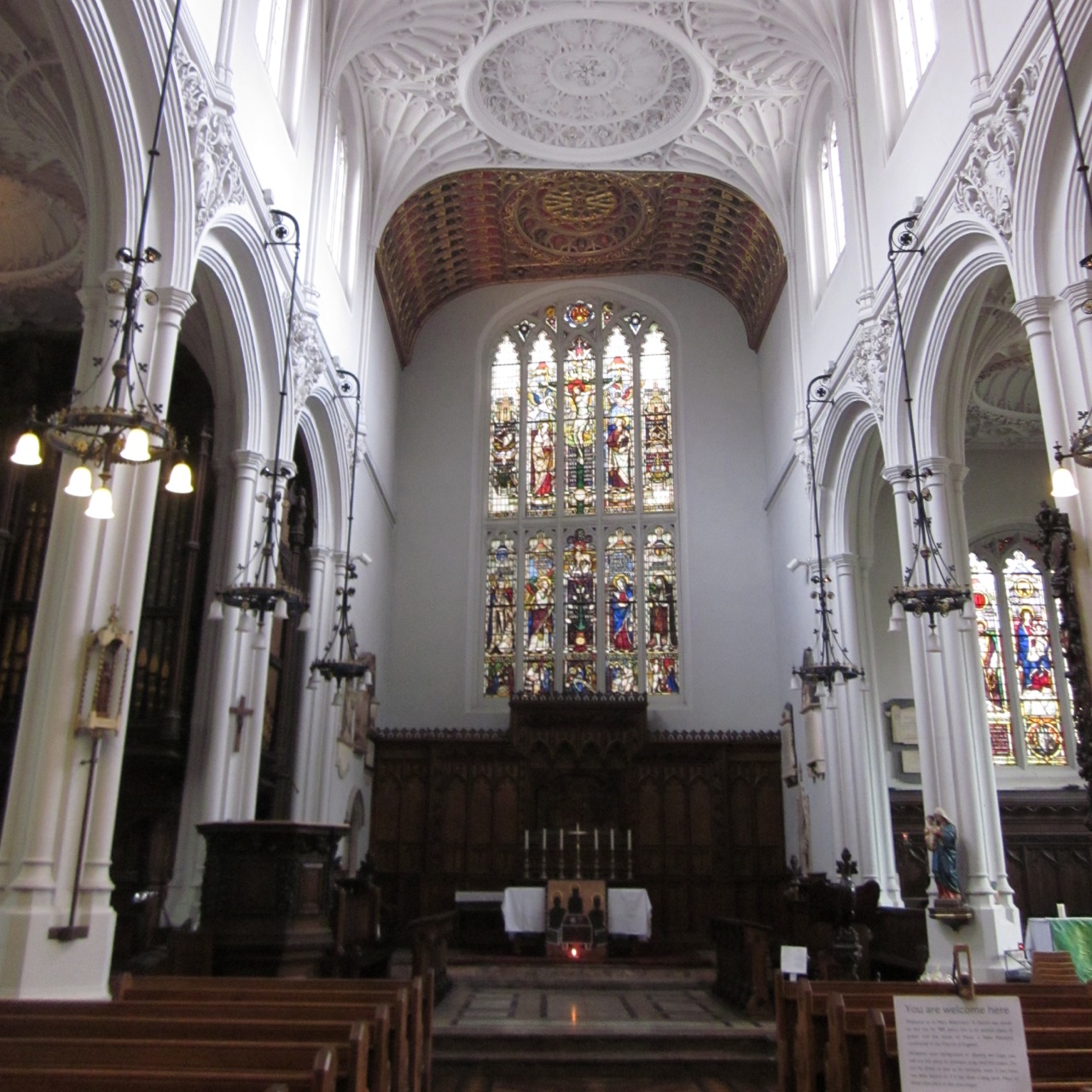 St. Mary Aldermary, Innenansicht