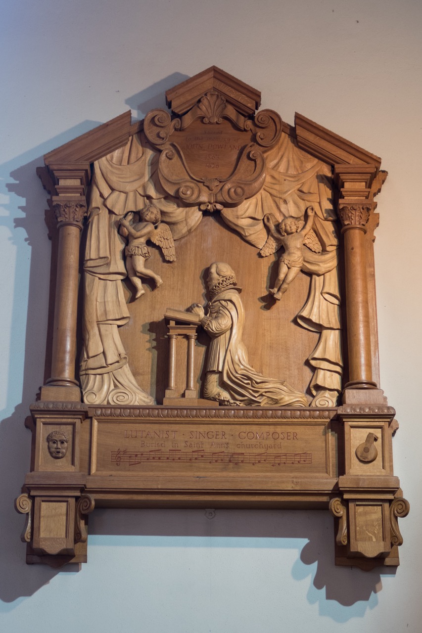 Monument for John Dowland (1563–1626)
