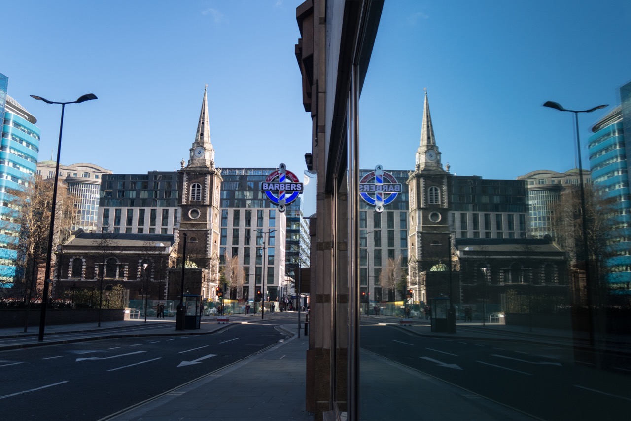 Mirrored view from the south-west