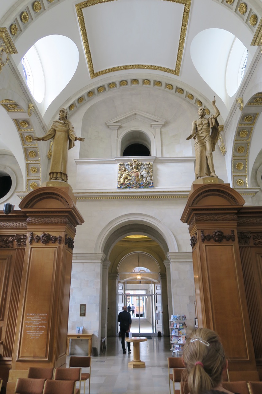 Interior view towards the west