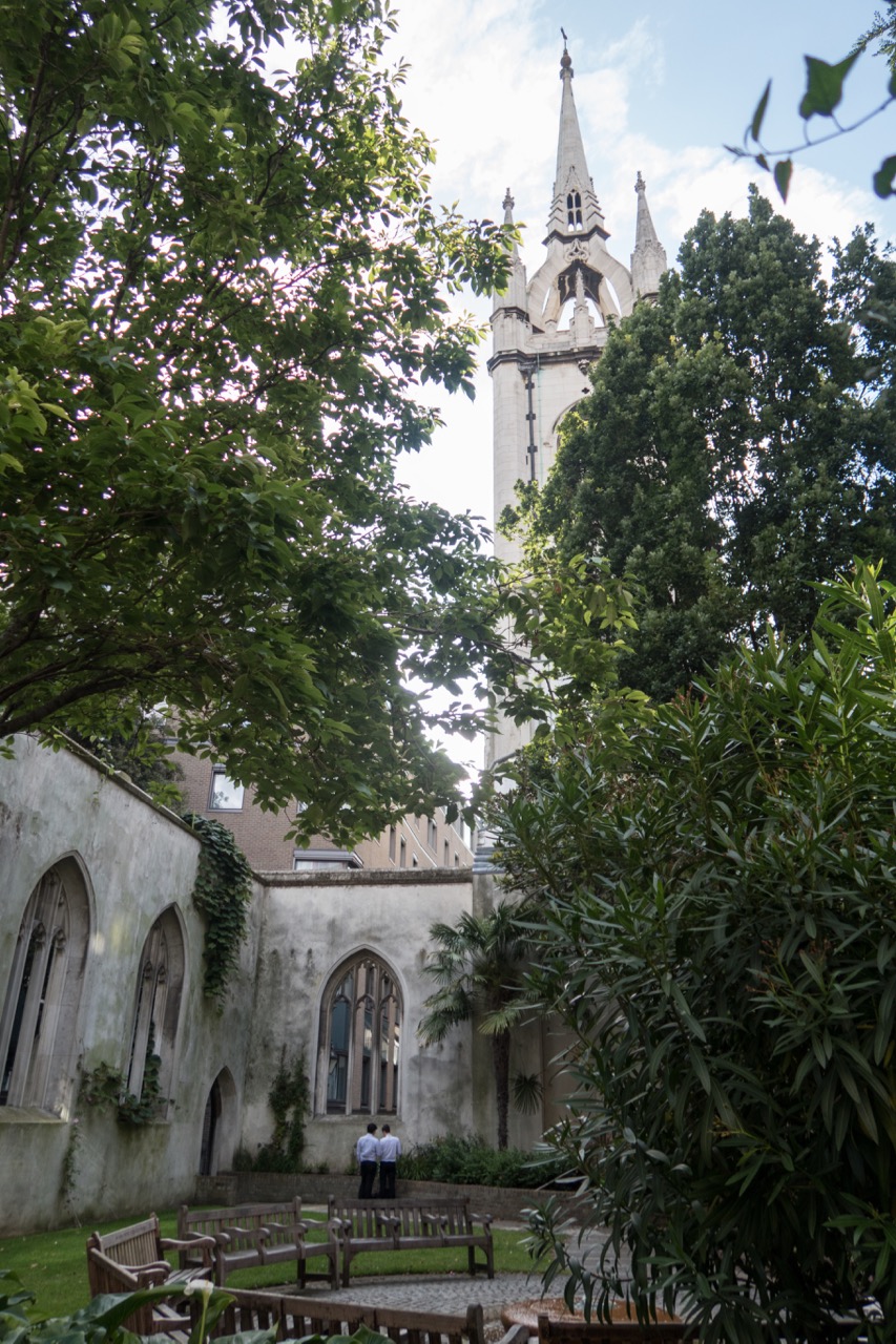St Dunstan in the East, interior view
