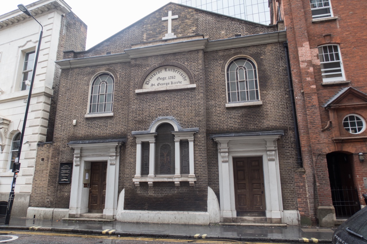 St George's German Lutheran Church, exterior view