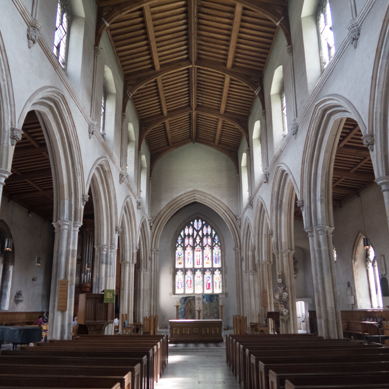 St Giles Cripplegate, Innenansicht