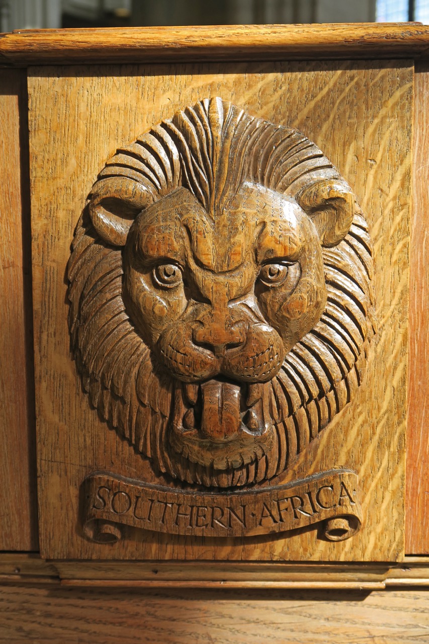Detail of pews