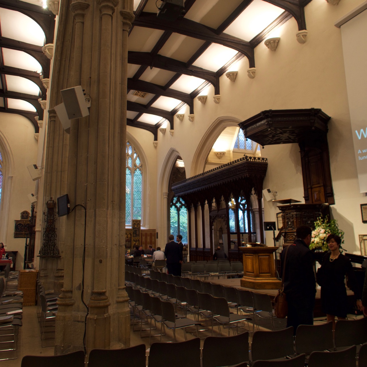 St Helen’s Bishopsgate, interior view