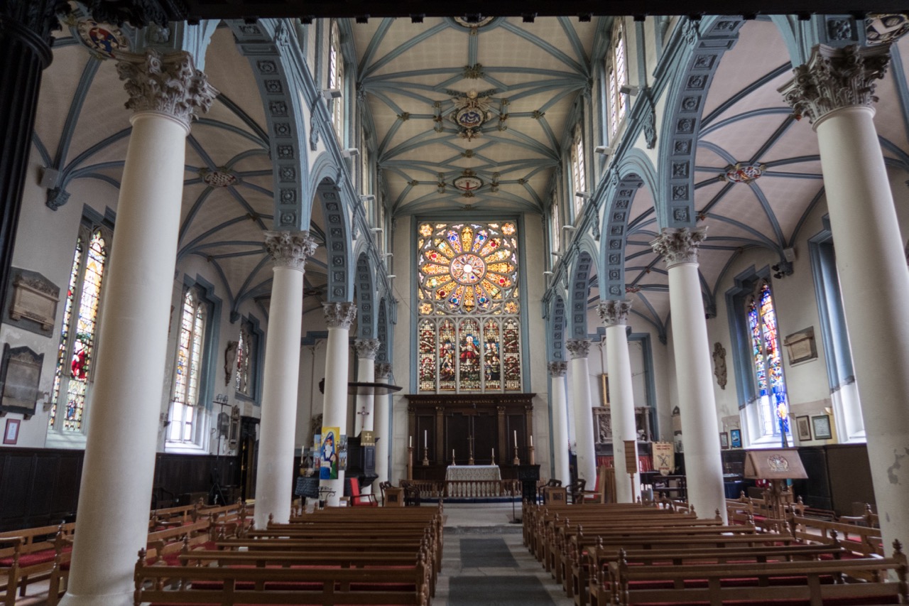 St Katharine Cree, interior view