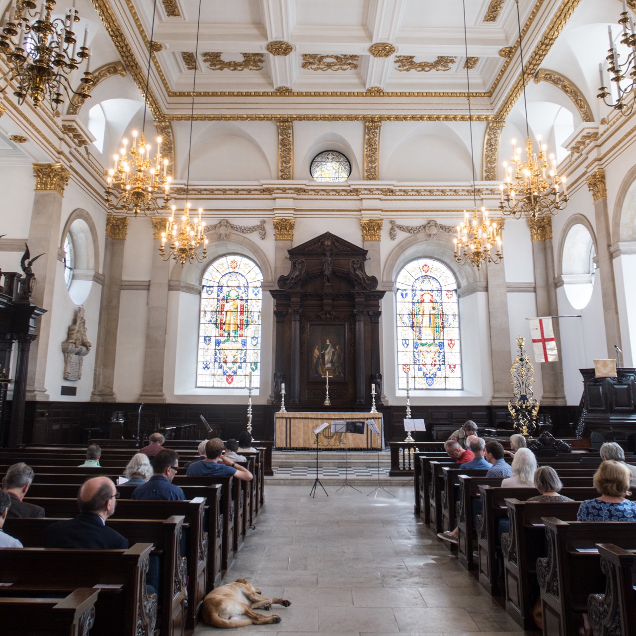 St Lawrence Jewry, interior view