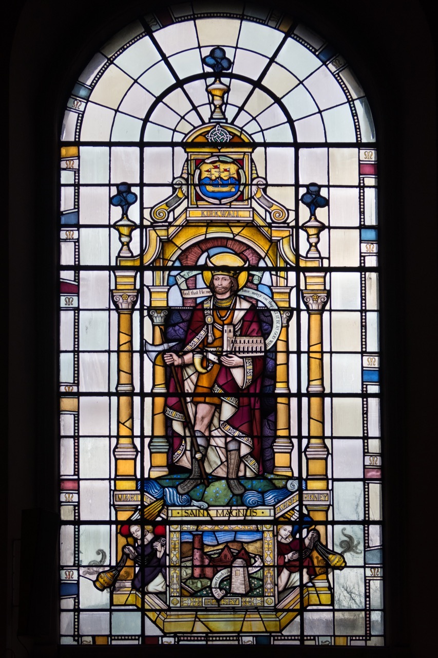Buntglasfenster des hl. Magnus