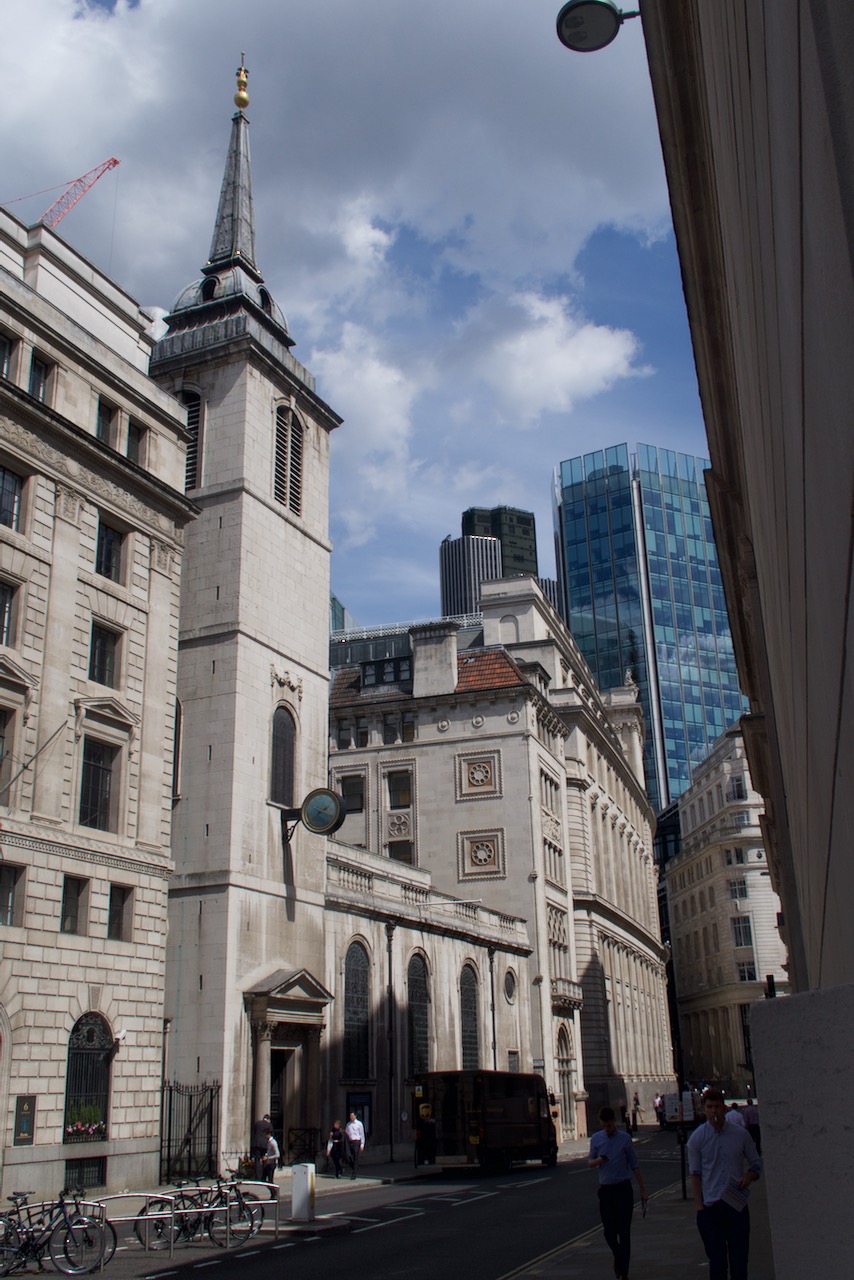 St Margaret Lothbury, exterior view