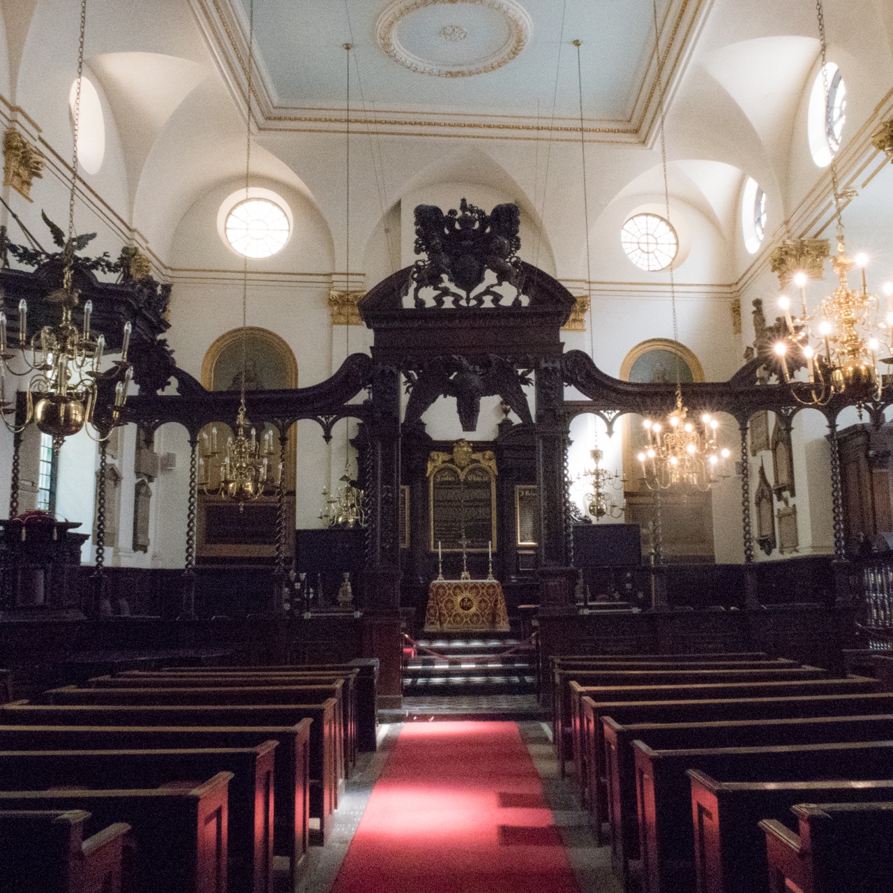 St Margaret Lothbury, interior view