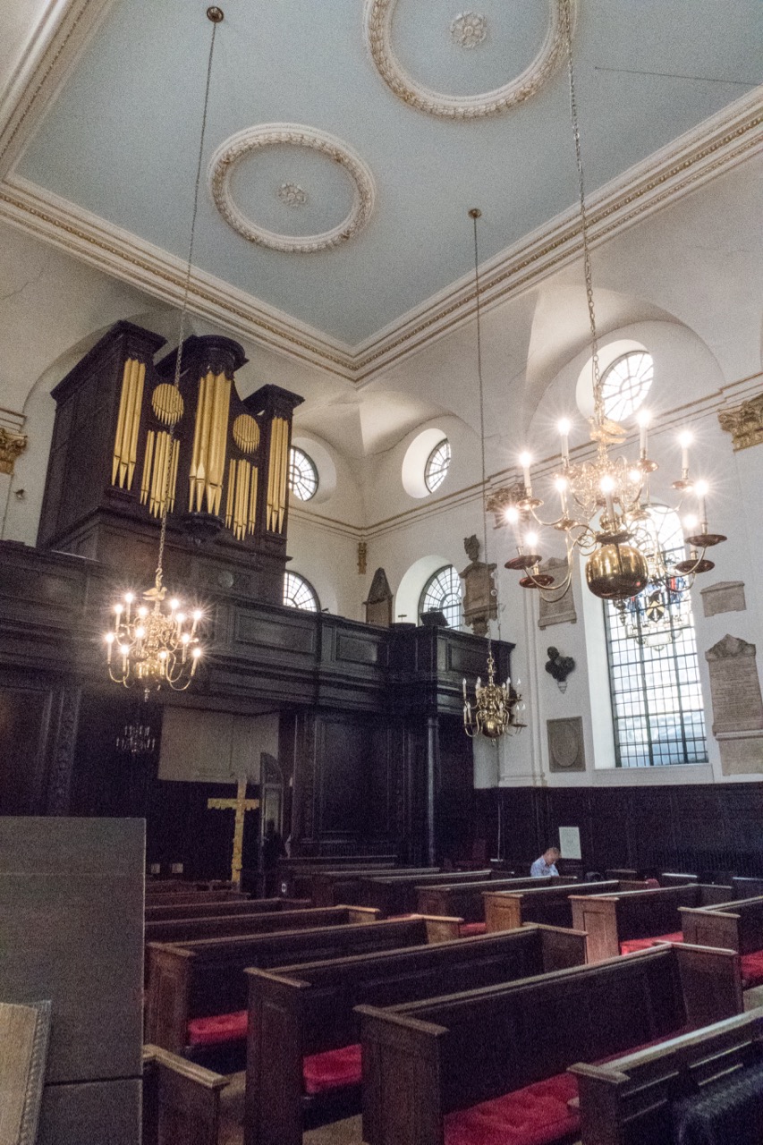 View towards the organ gallery