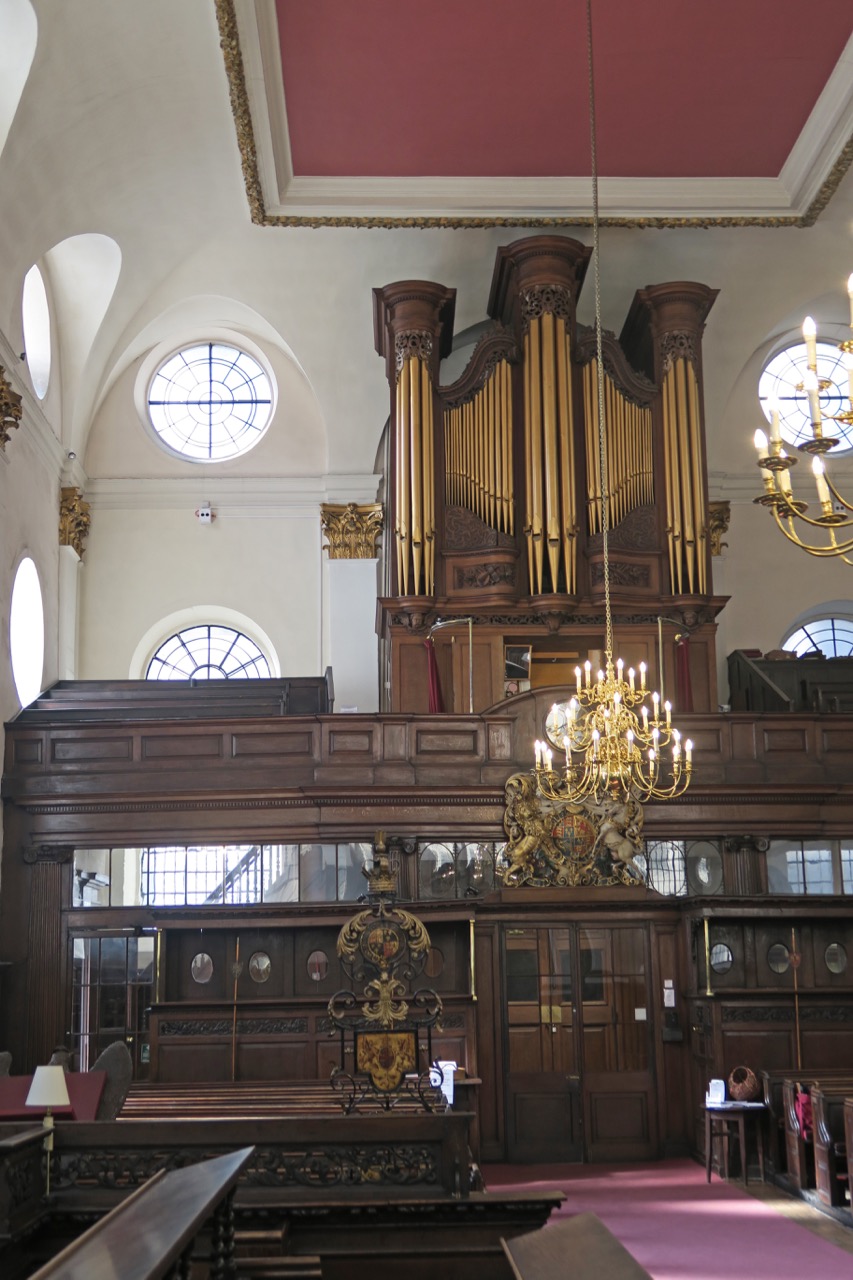View towards the organ gallery