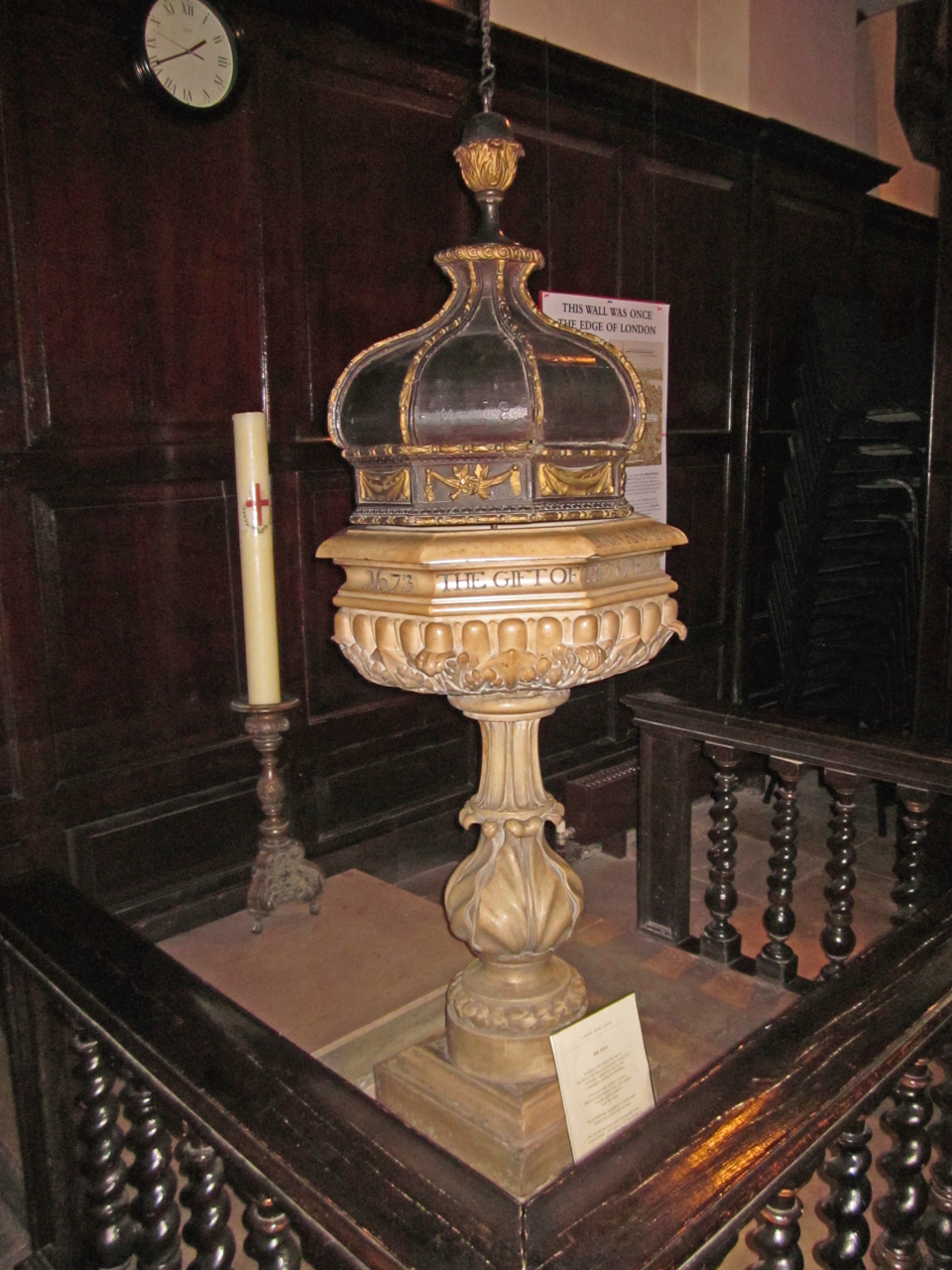 Marble font (17th cent.)