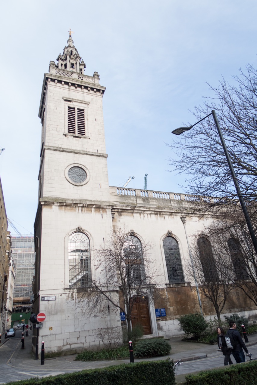 St Michael Paternoster Royal, Außenansicht