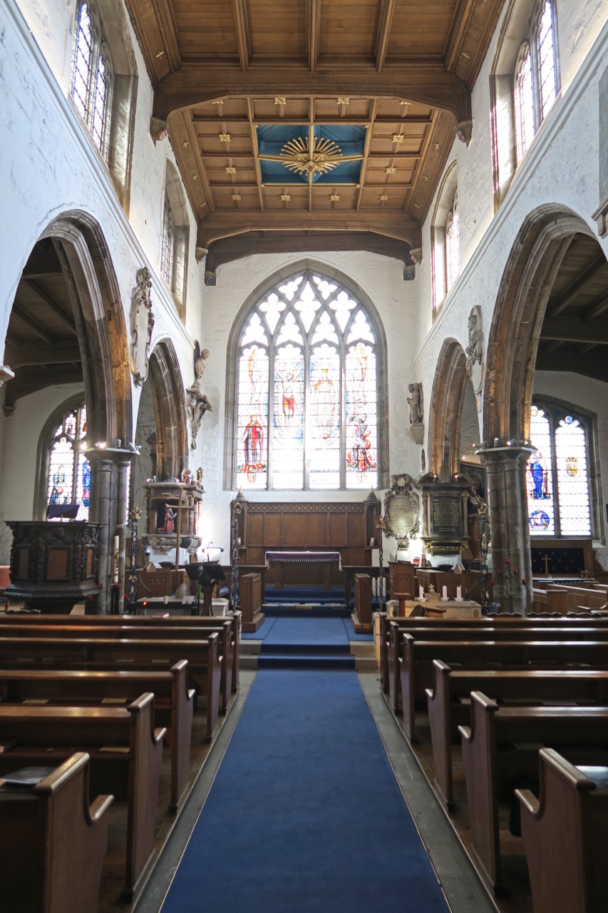 St Olave Hart Street, interior view