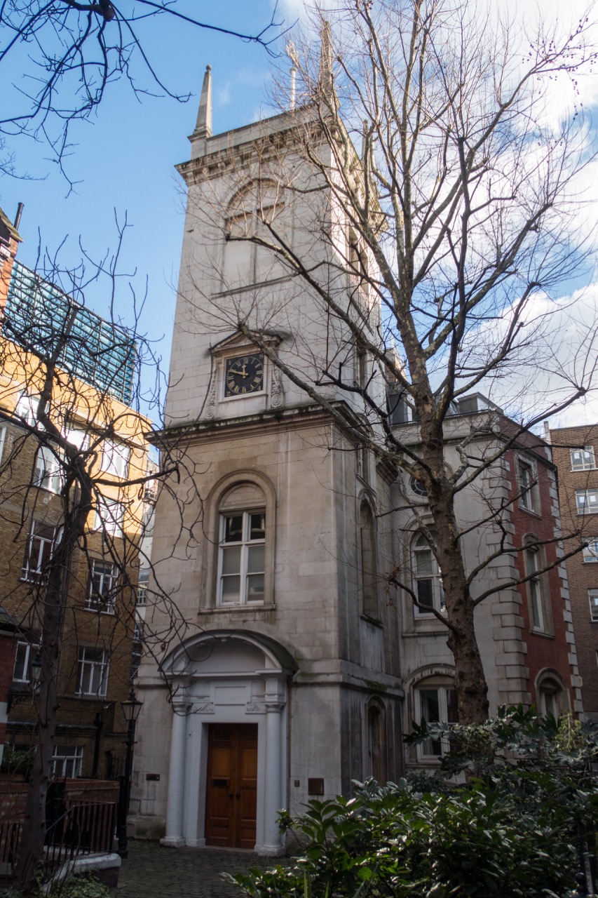 St Olave Jewry, exterior view