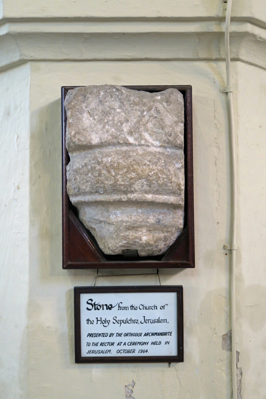 Stone from the Church of the Holy Sepulchre, Jerusalem