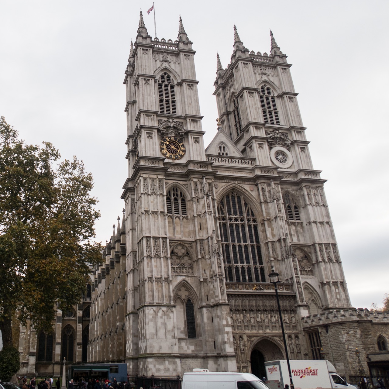 Westminster Abbey, Außenansicht (Westfassade)
