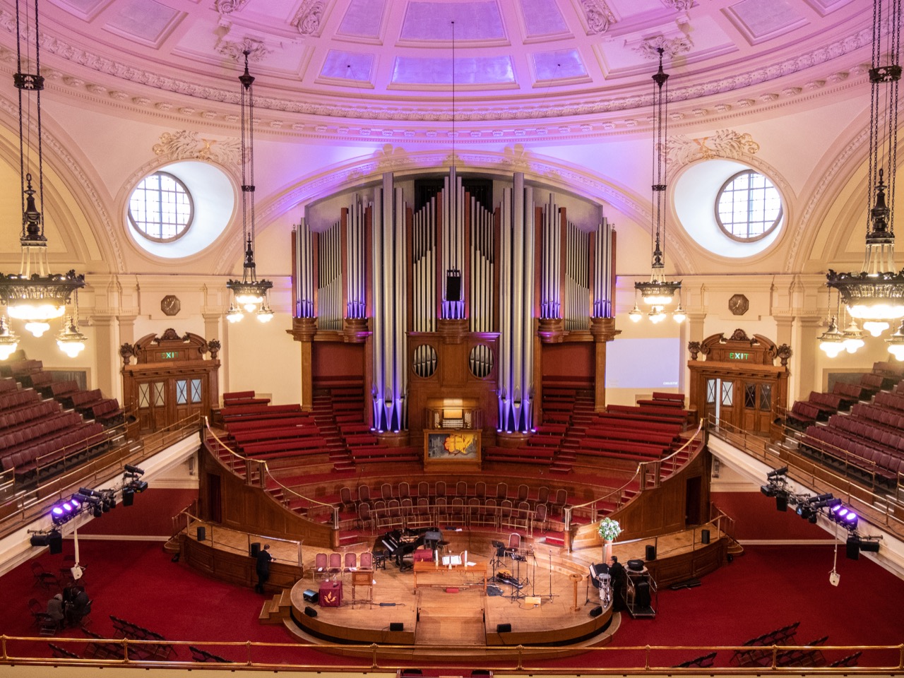Great Hall, interior view from the gallery