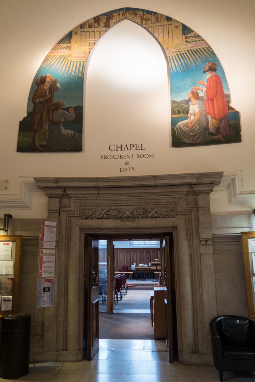 Entrance to the chapel