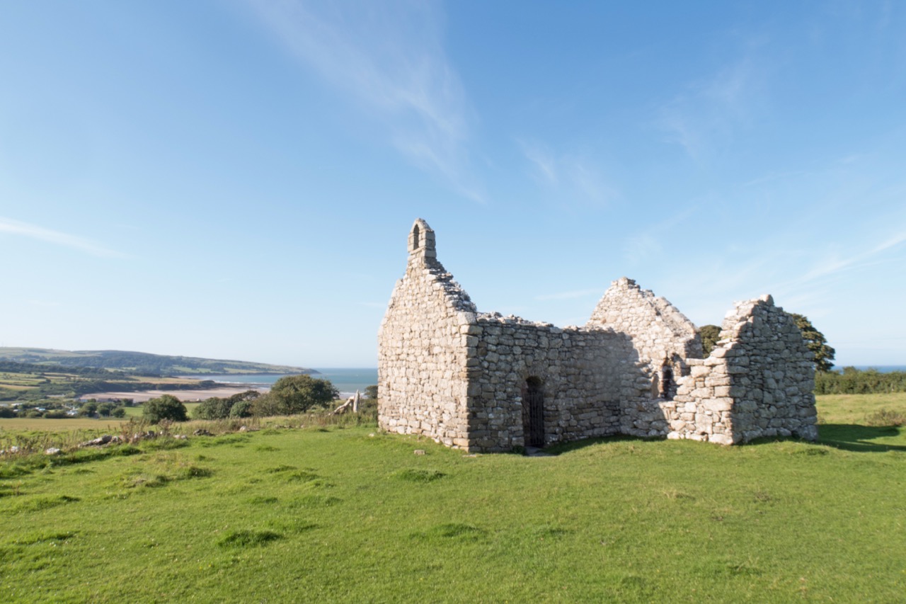 Lligwy Chapel, view from the south west
