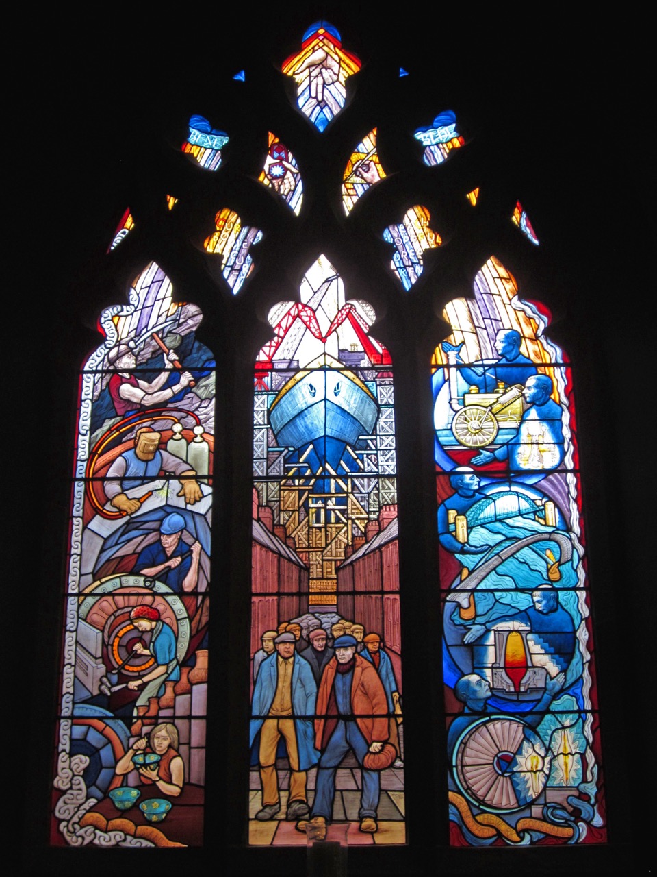 Stained glass window