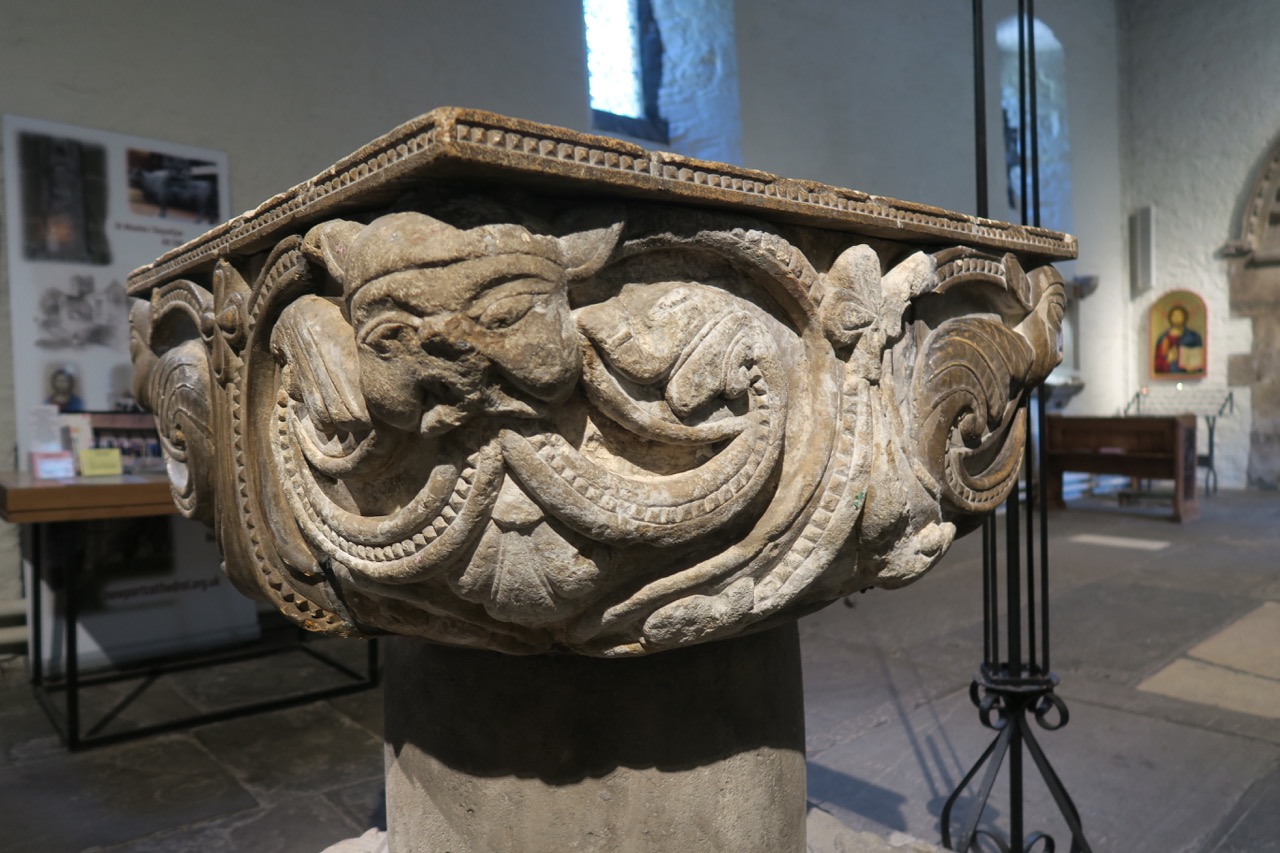 Norman fragment in the font basin