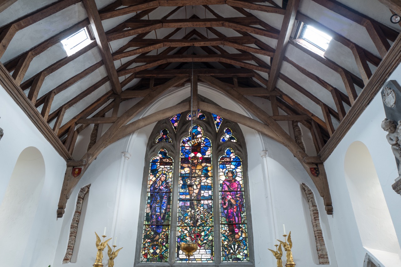 Roof truss over the chancel (oldest beams from the 11th cent.)