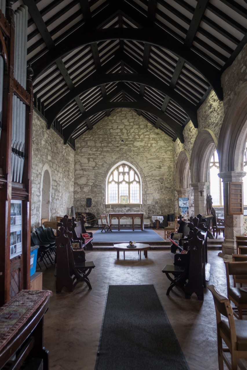 Interior view of the north nave