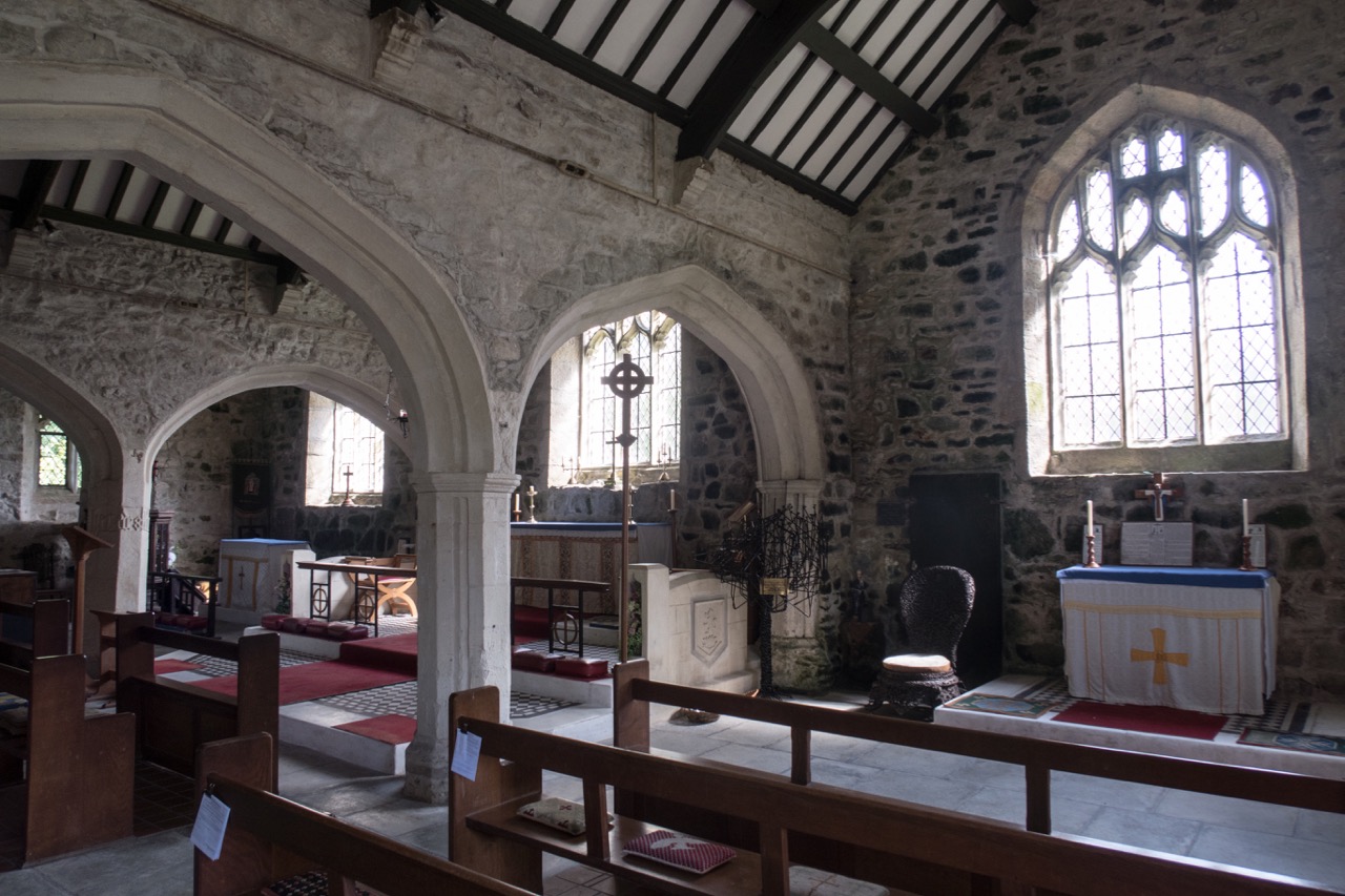 Interior view of the south aisle