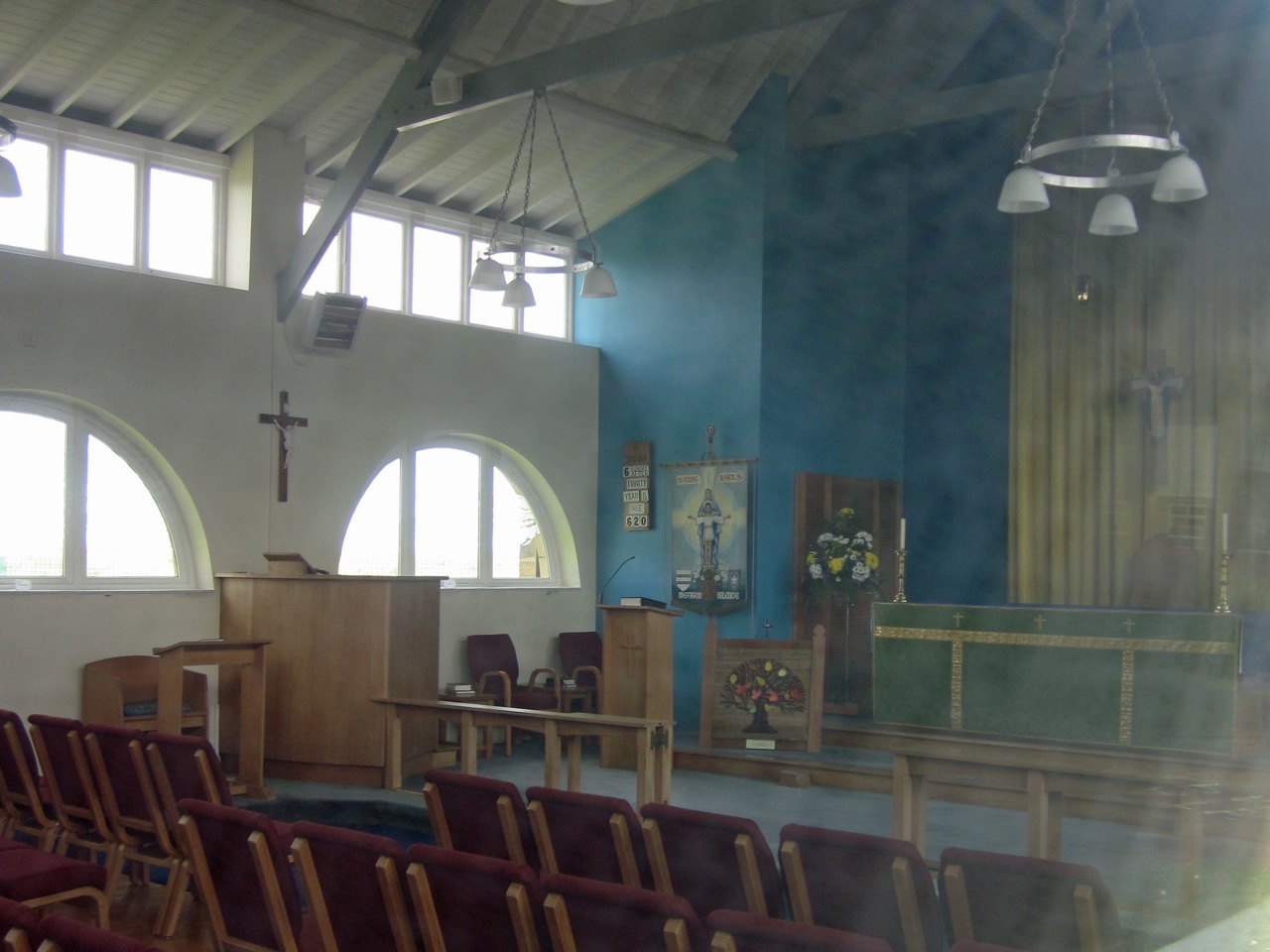 St Paul’s Church, view into the church