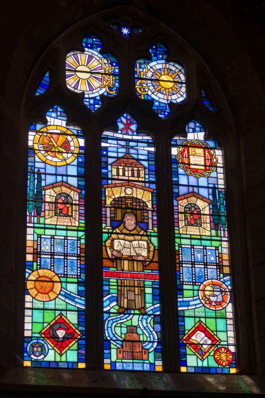St Benedict window (Jane Grey, 1997)