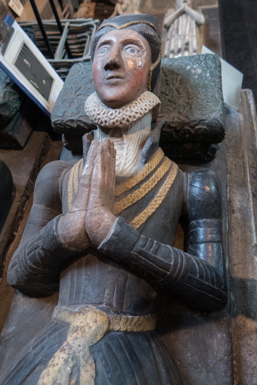 Tomb of Richard and Katharine Onslow, detail