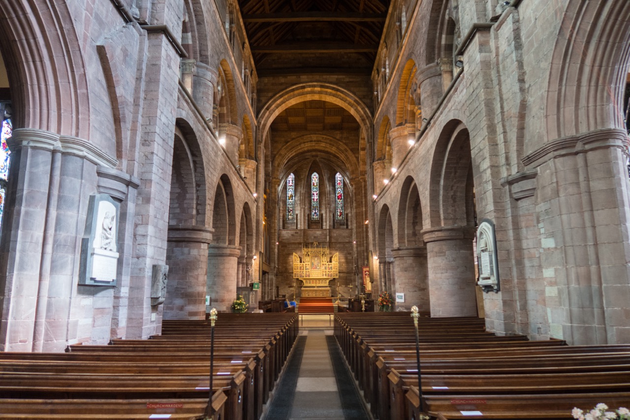 Shrewsbury Abbey, interior view