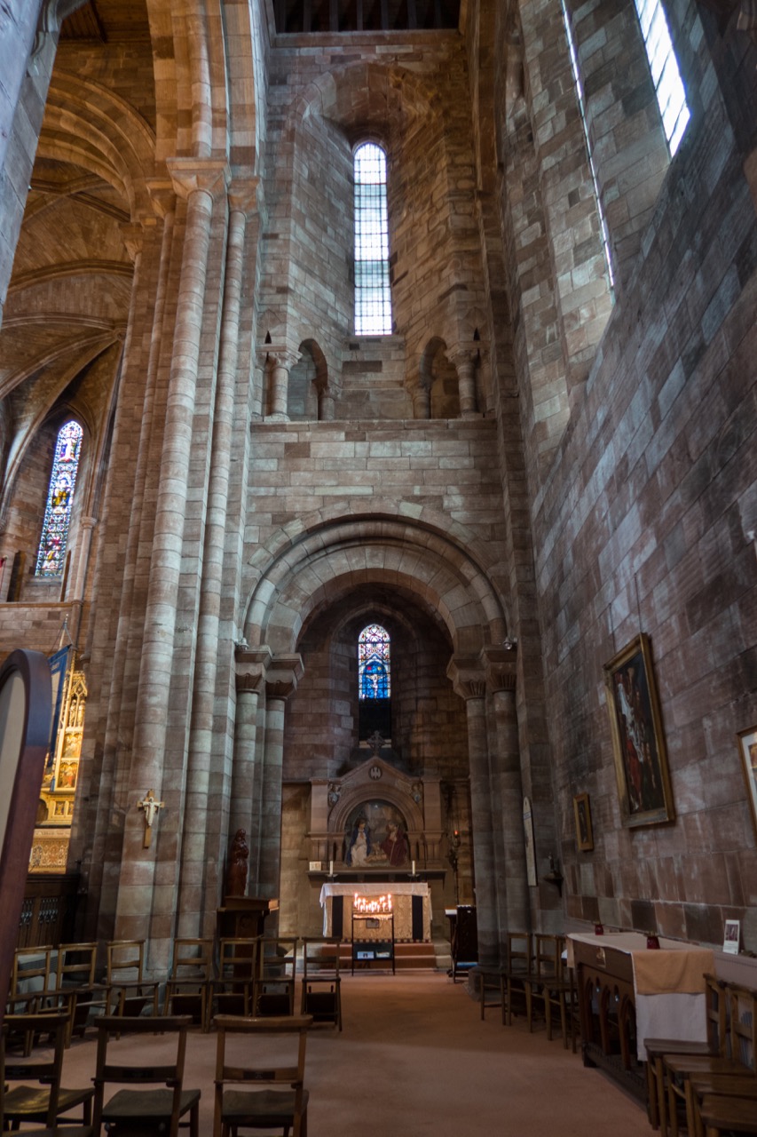 View along the south aisle towards the Lady Chapel