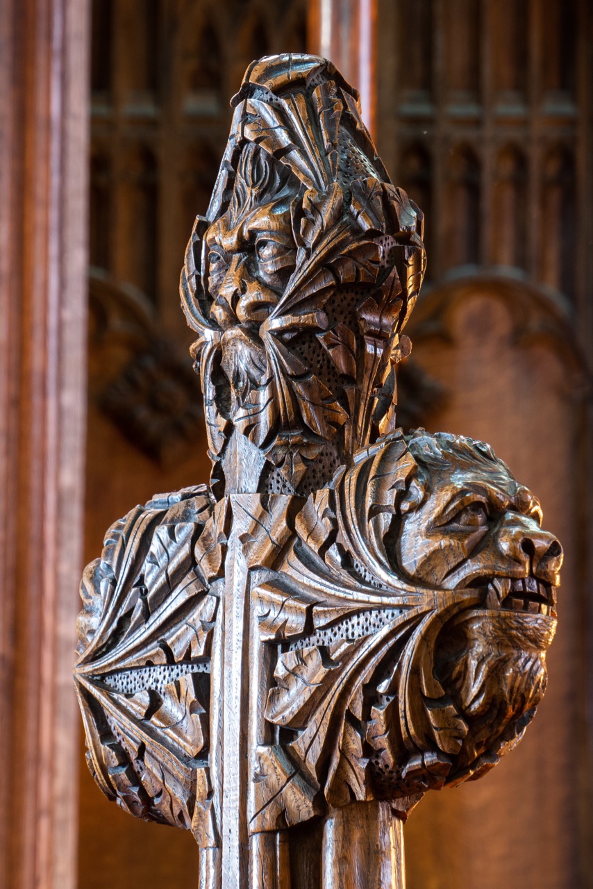 Choir stalls (1482), detail