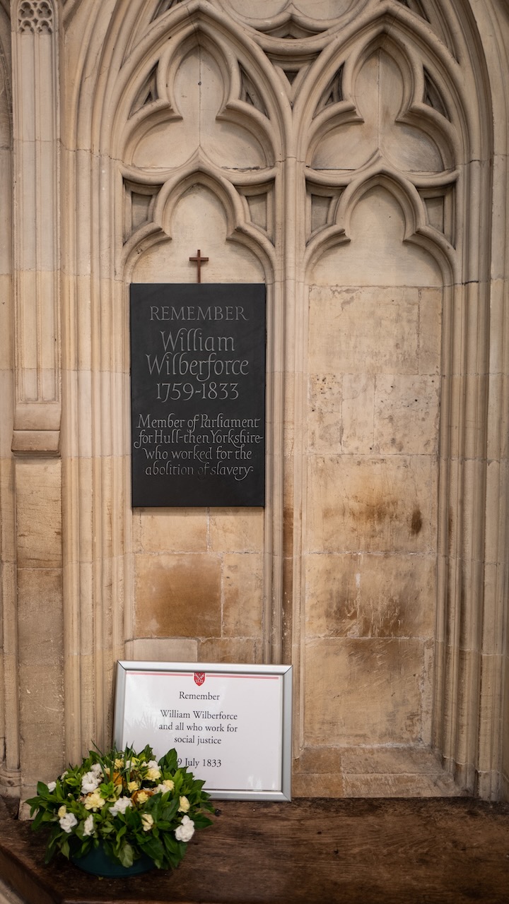 Memorial for William Wilberforce